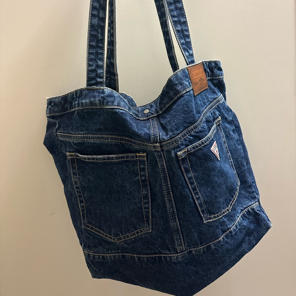 Guess Denim Blue Tote Bag - Picture 3 of 4